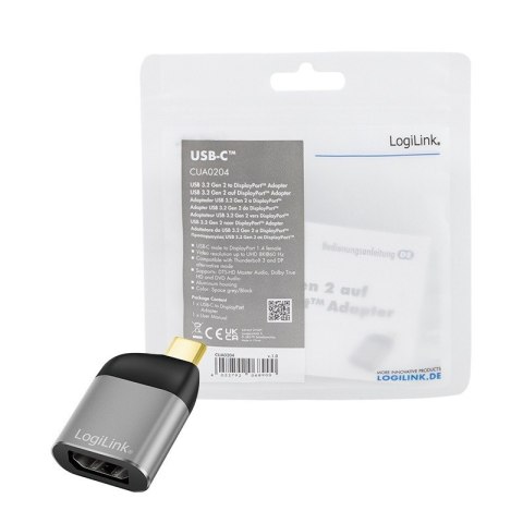 Adapter USB Type-C, do DP/F, 8K Adapter USB Type-C, do DP/F, 8K