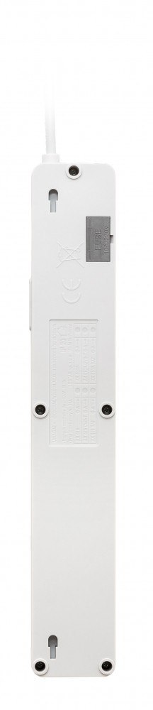 Listwa przeciwprzepięciowa ZX 510, 1L, 5,0m, szara Listwa przeciwprzepięciowa ZX 510, 1L, 5,0m, szara