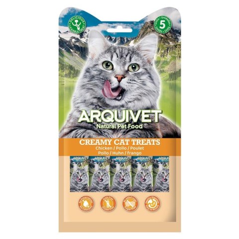 ARQUIVET Kremowa przekąska z kurczaka 5X14 g Arquivet ARQUIVET Kremowa przekąska z kurczaka 5X14 g Arquivet