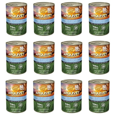 ARQUIVET Mokra karma dla psów SENIOR & LIGHT 12x400g Arquivet ARQUIVET Mokra karma dla psów SENIOR & LIGHT 12x400g Arquivet
