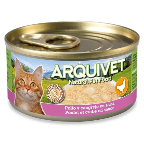 ARQUIVET puszka dla kota kurczak w sosie z paluszkami krabowymi 80g Arquivet ARQUIVET puszka dla kota kurczak w sosie z paluszkami krabowymi 80g Arquivet
