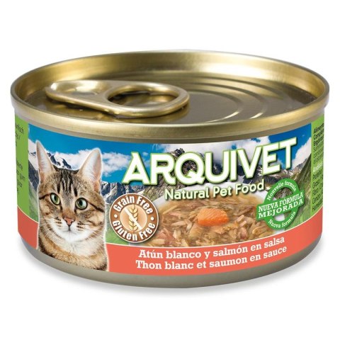 Arquivet Puszka dla kota o smaku tuńczyka i łososia 24 x 80 g Arquivet Arquivet Puszka dla kota o smaku tuńczyka i łososia 24 x 80 g Arquivet