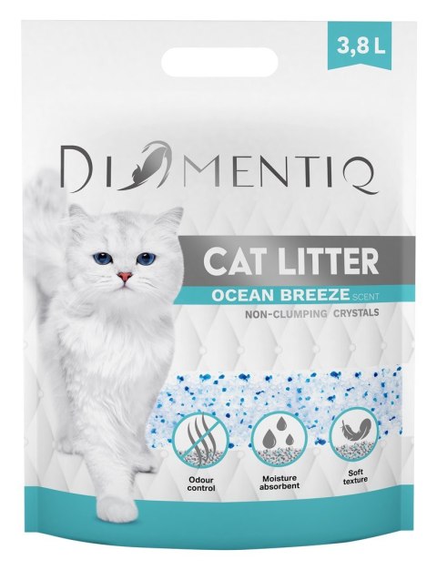 DIAMENTIQ Ocean Breeze - żwirek niezbrylający - 3,8 l Diamentiq DIAMENTIQ Ocean Breeze - żwirek niezbrylający - 3,8 l Diamentiq