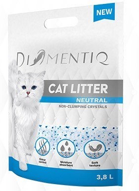 DIAMENTIQ Żwirek Neutral silikonowy niezbrylający się 3,8L Diamentiq DIAMENTIQ Żwirek Neutral silikonowy niezbrylający się 3,8L Diamentiq
