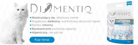 DIAMENTIQ Żwirek Neutral silikonowy niezbrylający się 3,8L Diamentiq DIAMENTIQ Żwirek Neutral silikonowy niezbrylający się 3,8L Diamentiq