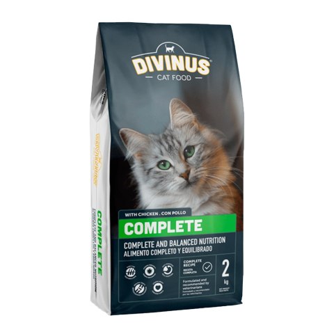 Divinus Cat Complete dla kotów dorosłych 2kg Divinus Divinus Cat Complete dla kotów dorosłych 2kg Divinus