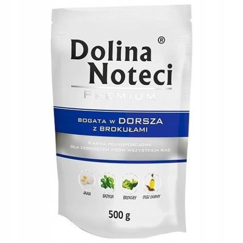 Dolina Noteci Premium bogata w dorsza z brokułami saszetka 10 x 500 g Dolina Noteci Dolina Noteci Premium bogata w dorsza z brokułami saszetka 10 x 500 g Dolina Noteci