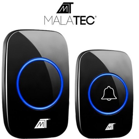Dzwonek bezprzewodowy czarny Malatec 21803 Malatec