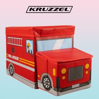 Skrzynia/ kufer na zabawki- straż Kruzzel 22489 Kruzzel