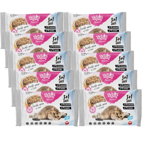 TUF TUF saszetki dla kota 40x100g kurczak, wątróbka Tuf Tuf TUF TUF saszetki dla kota 40x100g kurczak, wątróbka Tuf Tuf
