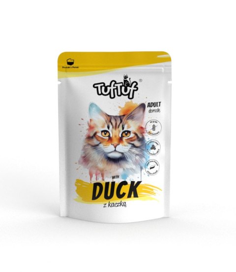 Tuf Tuf Kot saszetka dla kota z kaczką 10 x 100g Tuf Tuf Tuf Tuf Kot saszetka dla kota z kaczką 10 x 100g Tuf Tuf