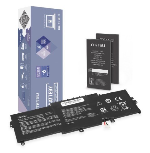 Bateria C31N1811 do Asus ZenBook 14 UX433 UX433F UX433FA UX433FN UX433FL 3400 mAh (39 Wh) 11.55V Bateria C31N1811 do Asus ZenBook 14 UX433 UX433F UX433FA UX433FN UX433FL 3400 mAh (39 Wh) 11.55V