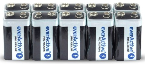 Bateria alkaliczna R9/6LR61 9V PRO ALKALINE, Opakowanie 10 szt. Bateria alkaliczna R9/6LR61 9V PRO ALKALINE, Opakowanie 10 szt.