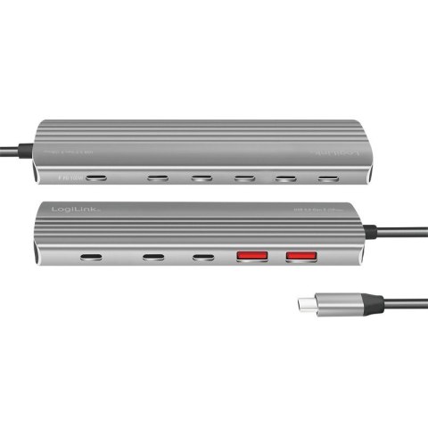 Hub USB3.2 Gen2, 2xUSB A, 2x USB-C, PD, 100W Hub USB3.2 Gen2, 2xUSB A, 2x USB-C, PD, 100W