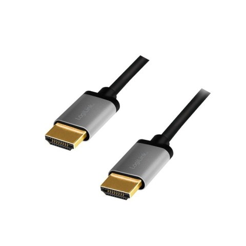 Kabel HDMI 4K/60Hz, aluminium 1m Czarny Kabel HDMI 4K/60Hz, aluminium 1m Czarny