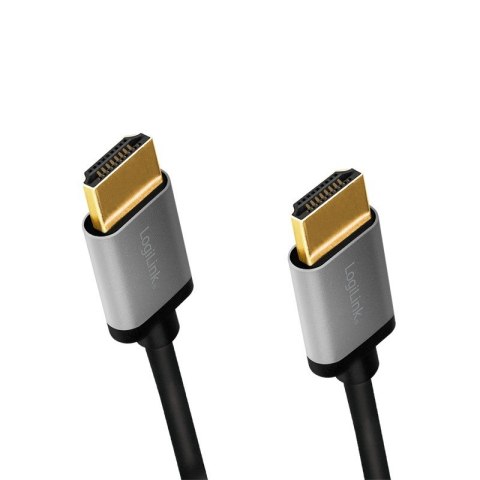 Kabel HDMI 4K/60Hz, aluminium 1m Czarny Kabel HDMI 4K/60Hz, aluminium 1m Czarny