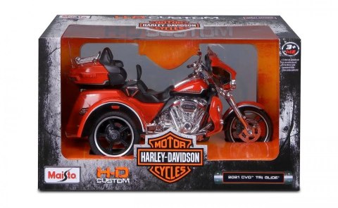 Model metalowy HD 2021 CVO Tri Glide pomarańcz 1/12 Model metalowy HD 2021 CVO Tri Glide pomarańcz 1/12