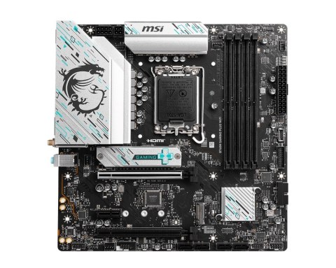 Płyta główna B760M GAMING PLUS WIFI s1700 4DDR5 DP/HDMI mATX Płyta główna B760M GAMING PLUS WIFI s1700 4DDR5 DP/HDMI mATX