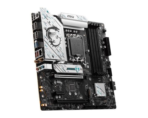 Płyta główna B760M GAMING PLUS WIFI s1700 4DDR5 DP/HDMI mATX Płyta główna B760M GAMING PLUS WIFI s1700 4DDR5 DP/HDMI mATX