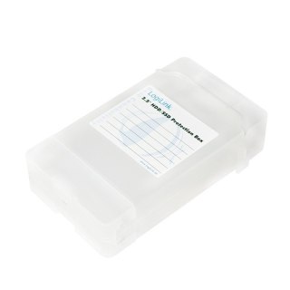 Pudełko ochronne 2xHDD 2.5 cala, transparentne