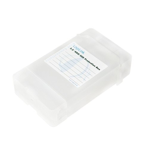 Pudełko ochronne 2xHDD 2.5 cala, transparentne Pudełko ochronne 2xHDD 2.5 cala, transparentne