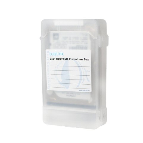 Pudełko ochronne 2xHDD 2.5 cala, transparentne Pudełko ochronne 2xHDD 2.5 cala, transparentne