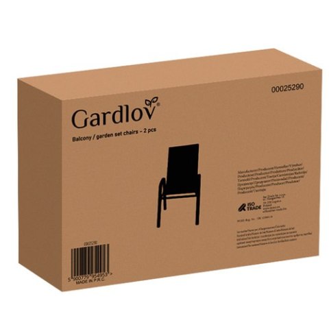 Zestaw krzeseł ogrodowych- 2szt. Gardlov 25290