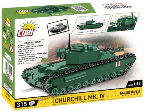 Klocki HC WWII Churchill MK.IV 315 elementów Klocki HC WWII Churchill MK.IV 315 elementów