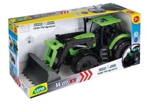 Lena Worxx Traktor z łyżką Agrotron 45 cm w pudełku Lena Worxx Traktor z łyżką Agrotron 45 cm w pudełku