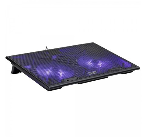 Podstawka chłodząca MS COOL D105 LED 2X USB Czarna Podstawka chłodząca MS COOL D105 LED 2X USB Czarna