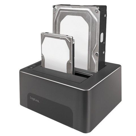 Stacja dokująca USB 3.0 dla 2 x 2.5/3.5 cala SATA HDD/SDD Stacja dokująca USB 3.0 dla 2 x 2.5/3.5 cala SATA HDD/SDD