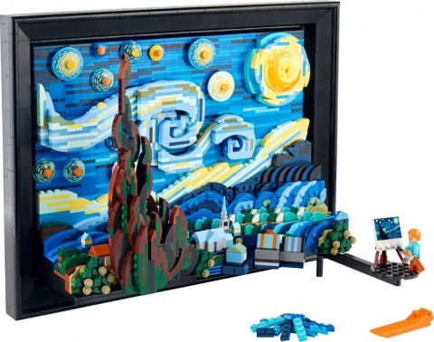Klocki Ideas 21333 Gwiaździsta noc Vincenta van Gogha