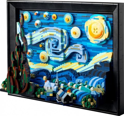Klocki Ideas 21333 Gwiaździsta noc Vincenta van Gogha