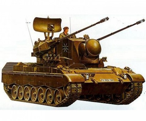 Model plastikowy Flakpanzer Gepard 1/35 Model plastikowy Flakpanzer Gepard 1/35