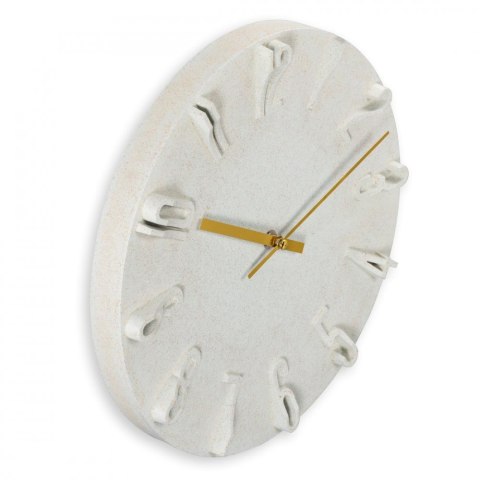 Zegar ścienny 30cm Corfu Beżowy Zegar ścienny 30cm Corfu Beżowy