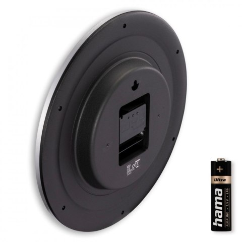 Zegar ścienny DCF 30cm Tenerifa Srebrny Zegar ścienny DCF 30cm Tenerifa Srebrny