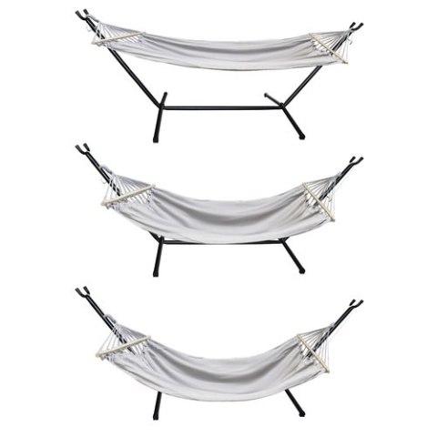 Hamak ogrodowy 200x150cm Gardlov ze stelażem 25466