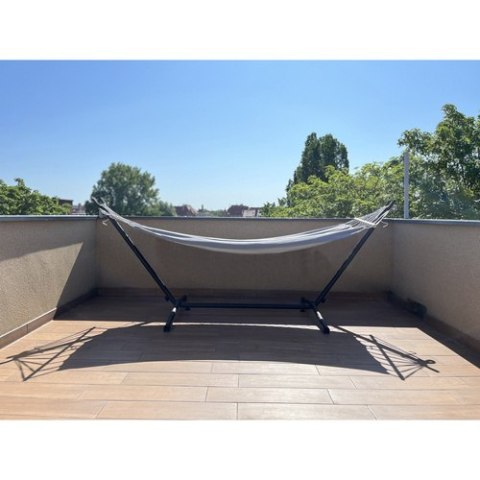 Hamak ogrodowy 200x150cm Gardlov ze stelażem 25466
