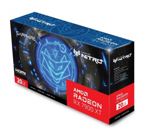 Karta graficzna Radeon RX 7900 XT NITRO+ Vapor-X 20GB GDDR6 320bit 2DP/2HDMI Karta graficzna Radeon RX 7900 XT NITRO+ Vapor-X 20GB GDDR6 320bit 2DP/2HDMI