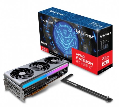 Karta graficzna Radeon RX 7900 XT NITRO+ Vapor-X 20GB GDDR6 320bit 2DP/2HDMI Karta graficzna Radeon RX 7900 XT NITRO+ Vapor-X 20GB GDDR6 320bit 2DP/2HDMI