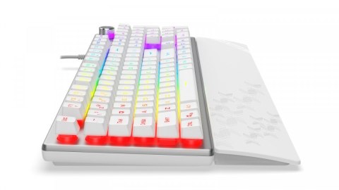 Klawiatura Frost RGB srebrno-biała Klawiatura Frost RGB srebrno-biała