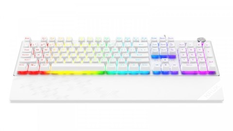 Klawiatura Frost RGB srebrno-biała Klawiatura Frost RGB srebrno-biała