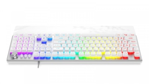 Klawiatura Frost RGB srebrno-biała Klawiatura Frost RGB srebrno-biała