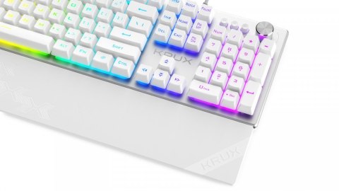 Klawiatura Frost RGB srebrno-biała Klawiatura Frost RGB srebrno-biała