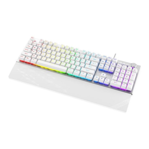 Klawiatura Frost RGB srebrno-biała Klawiatura Frost RGB srebrno-biała