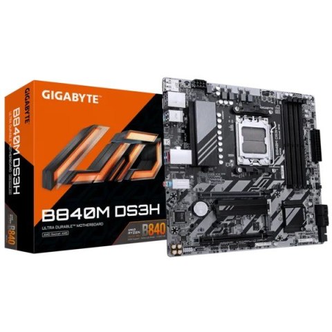 Płyta główna B840M DS3H AM5 4DDR5 HDMI/2DP mATX Płyta główna B840M DS3H AM5 4DDR5 HDMI/2DP mATX