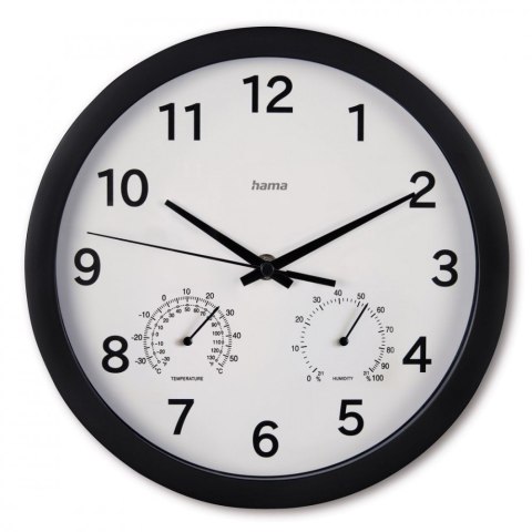 Zegar ścienny Malta 25cm Czarny Zegar ścienny Malta 25cm Czarny