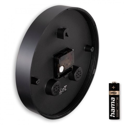 Zegar ścienny Malta 25cm Czarny Zegar ścienny Malta 25cm Czarny