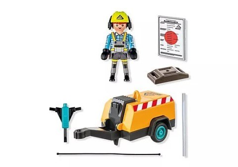 Zestaw z figurkami Action Heroes 71752 Pracownik budowlany z młotem pneumatycznym Zestaw z figurkami Action Heroes 71752 Pracownik budowlany z młotem pneumatycznym