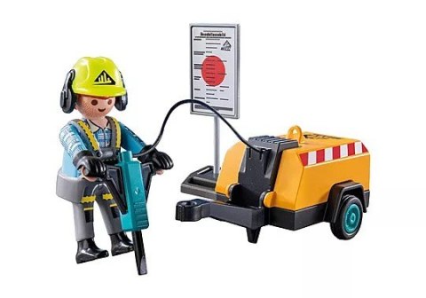Zestaw z figurkami Action Heroes 71752 Pracownik budowlany z młotem pneumatycznym Zestaw z figurkami Action Heroes 71752 Pracownik budowlany z młotem pneumatycznym